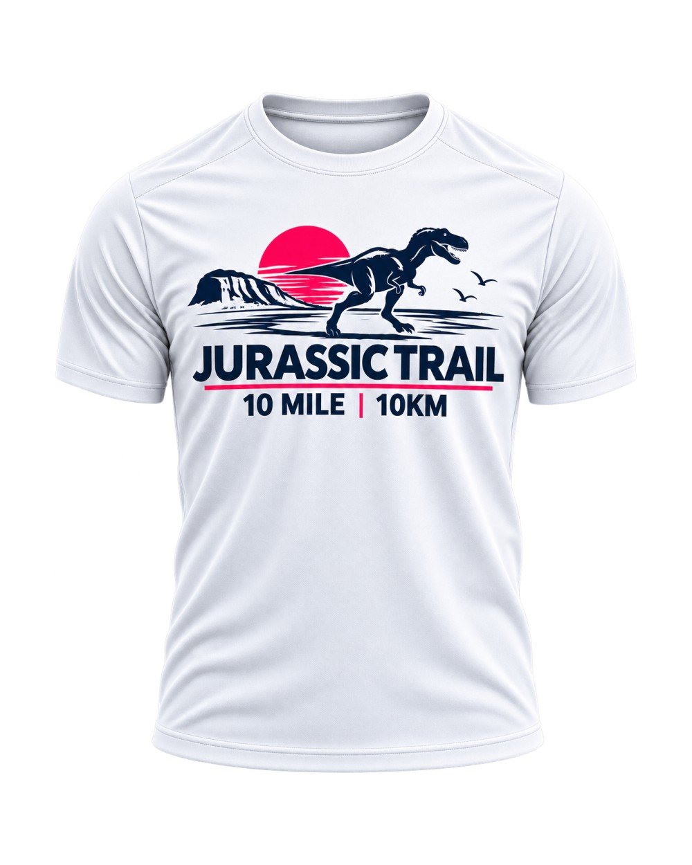 Jurassic Trail technical event T-shirt