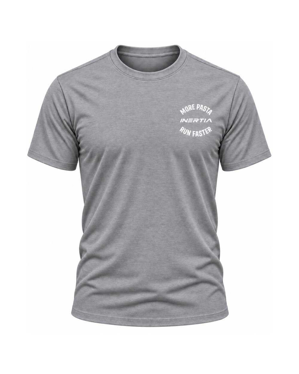 Inertia More Pasta Run Faster T-shirt in burgundy